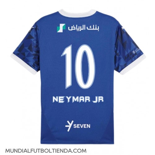Camiseta Al-Hilal Neymar Jr #10 Primera Equipación Replica 2024-25 mangas cortas